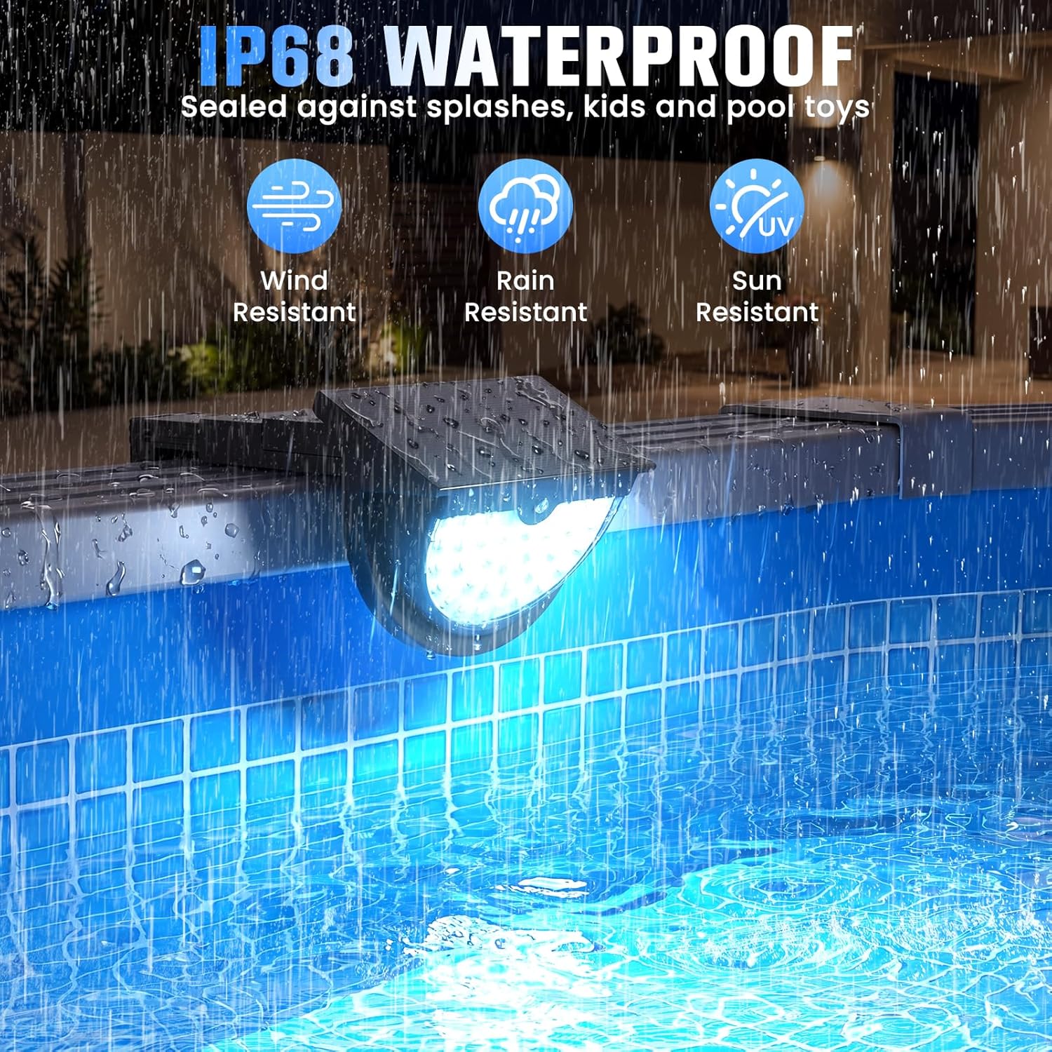 Solar Pool Lights All Season M - Pool Light Solar Rechargeable recension och pris
