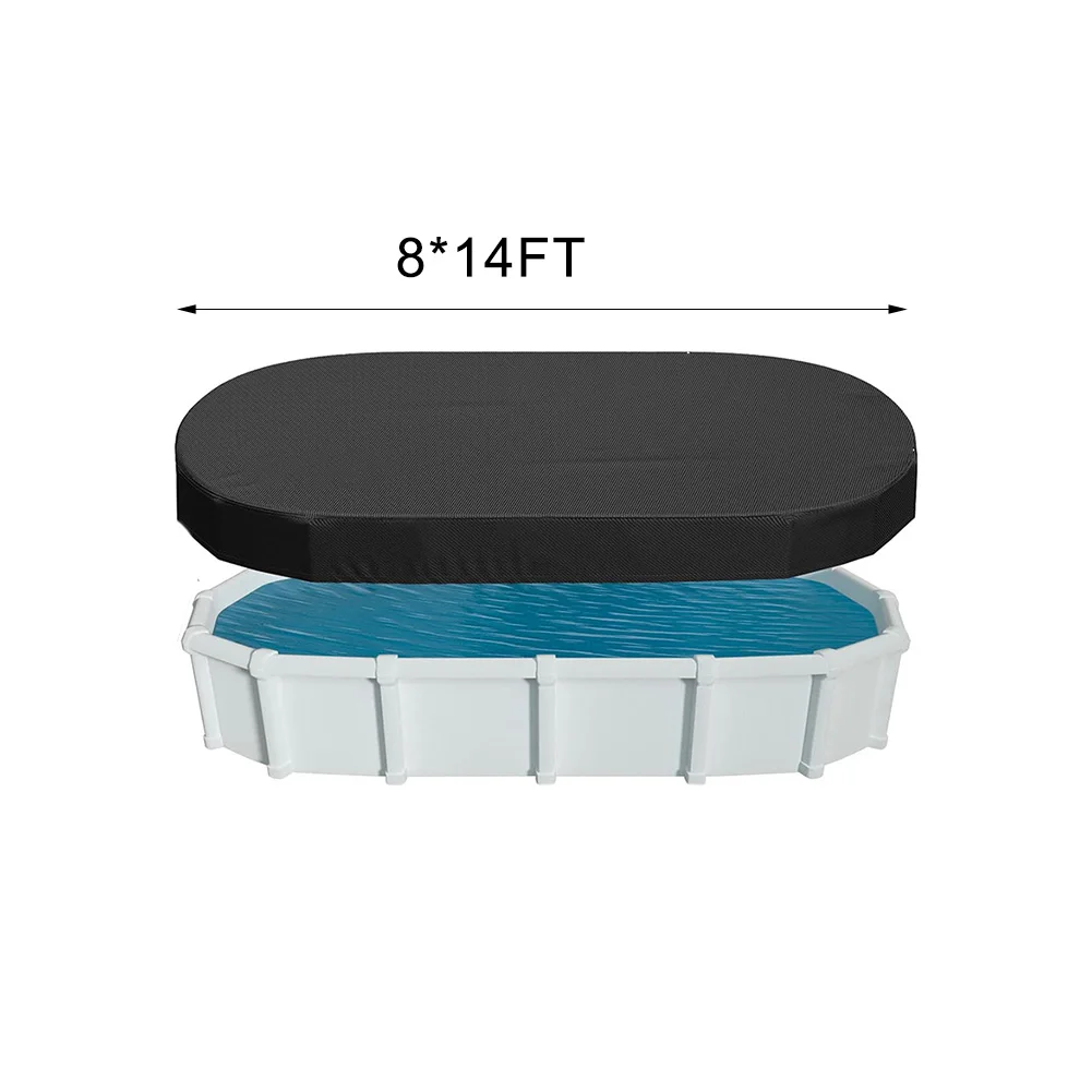 Solar Oval Pool Cover Rectangu - Pool Cover Waterproof recension och pris
