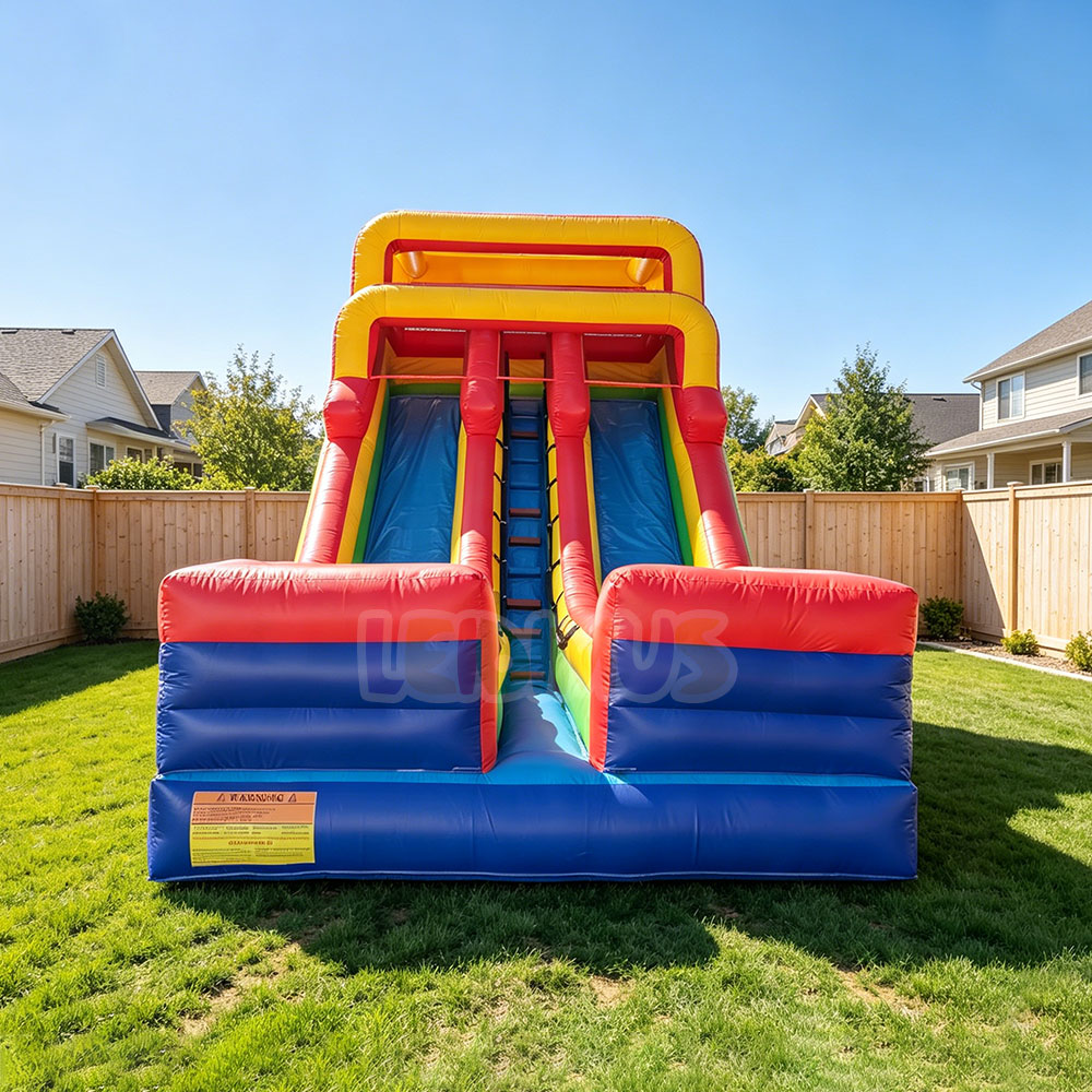 Red and Blue Outdoor Kids Wate - Water Slide Inflatable recension och pris