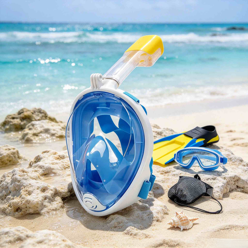 Dry Type Anti-Fog Full Face Sn - Snorkel Mask Full Face recension och pris