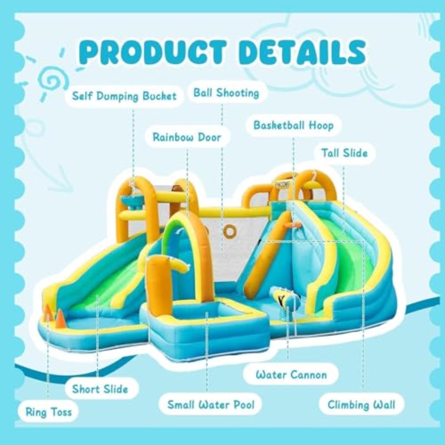 Backyard outdoor inflatable wa - Water Slide Inflatable recension och pris