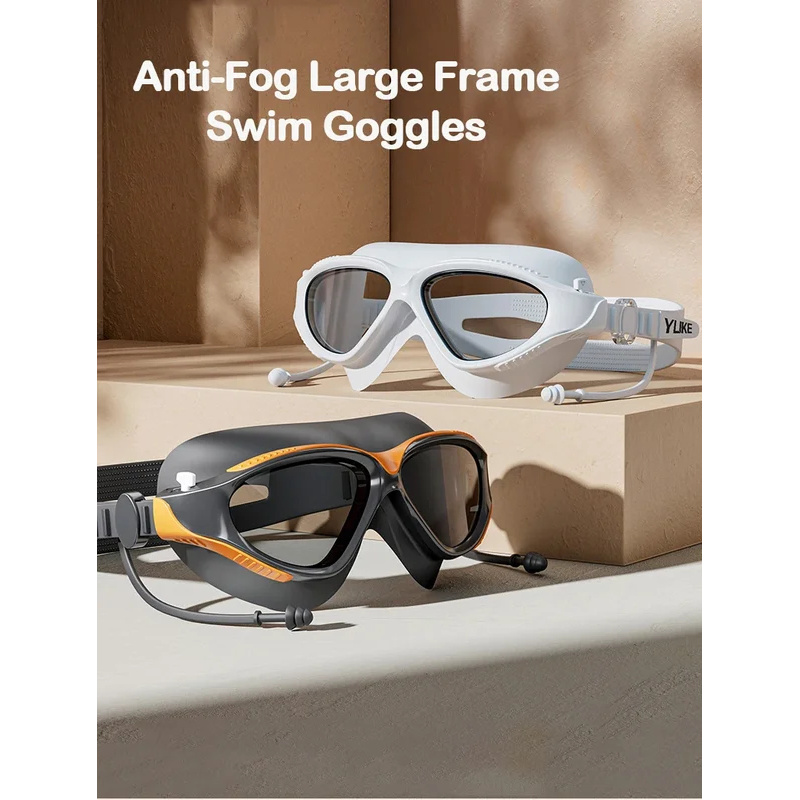 Big Frame Professional HD Anti - Swim Goggles Anti Fog Uv recension och pris