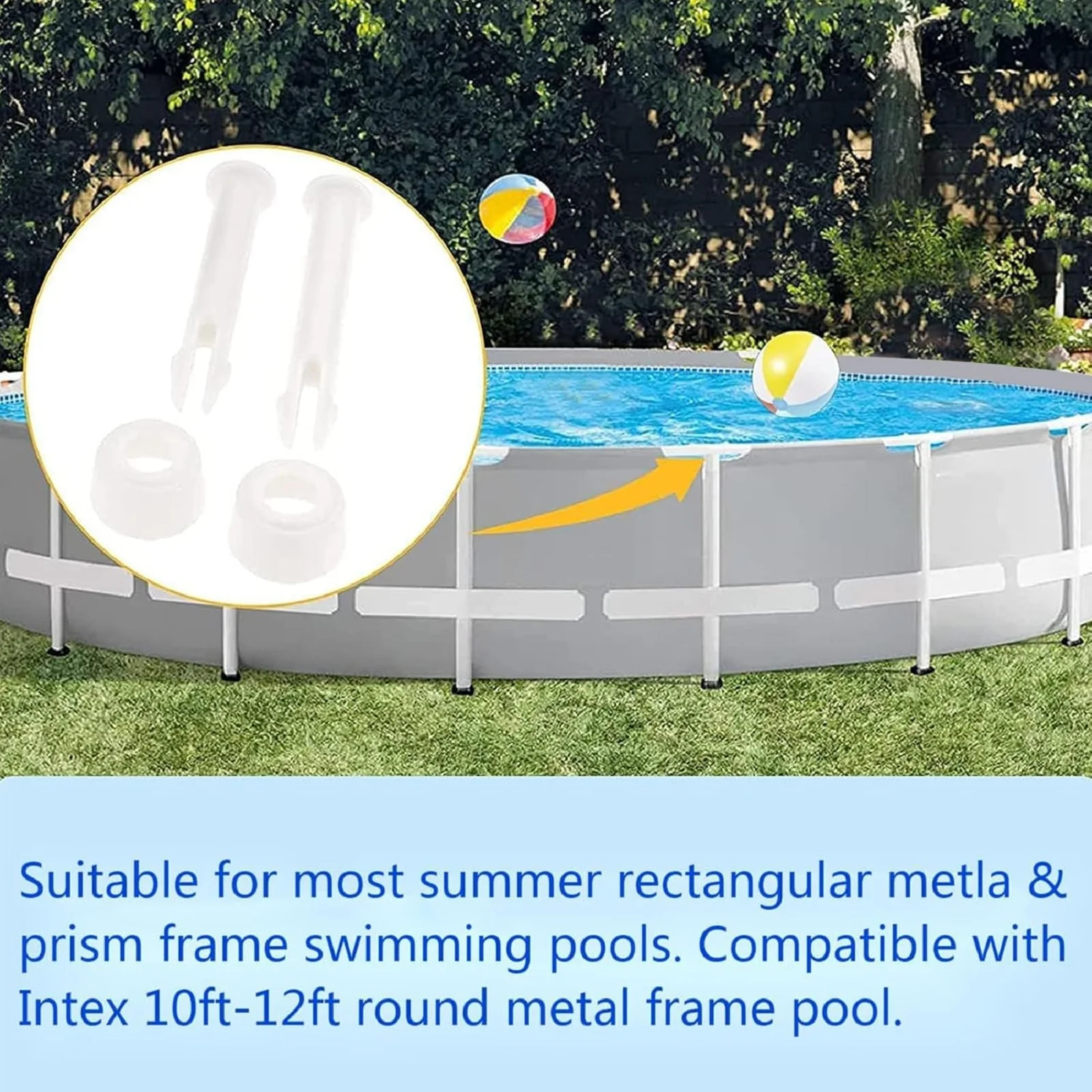 12Pcs Plastic Pool Joint Pins  - Pool Ladder Above Ground recension och pris