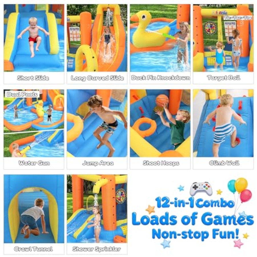 Backyard inflatable water park - Water Slide Inflatable recension och pris