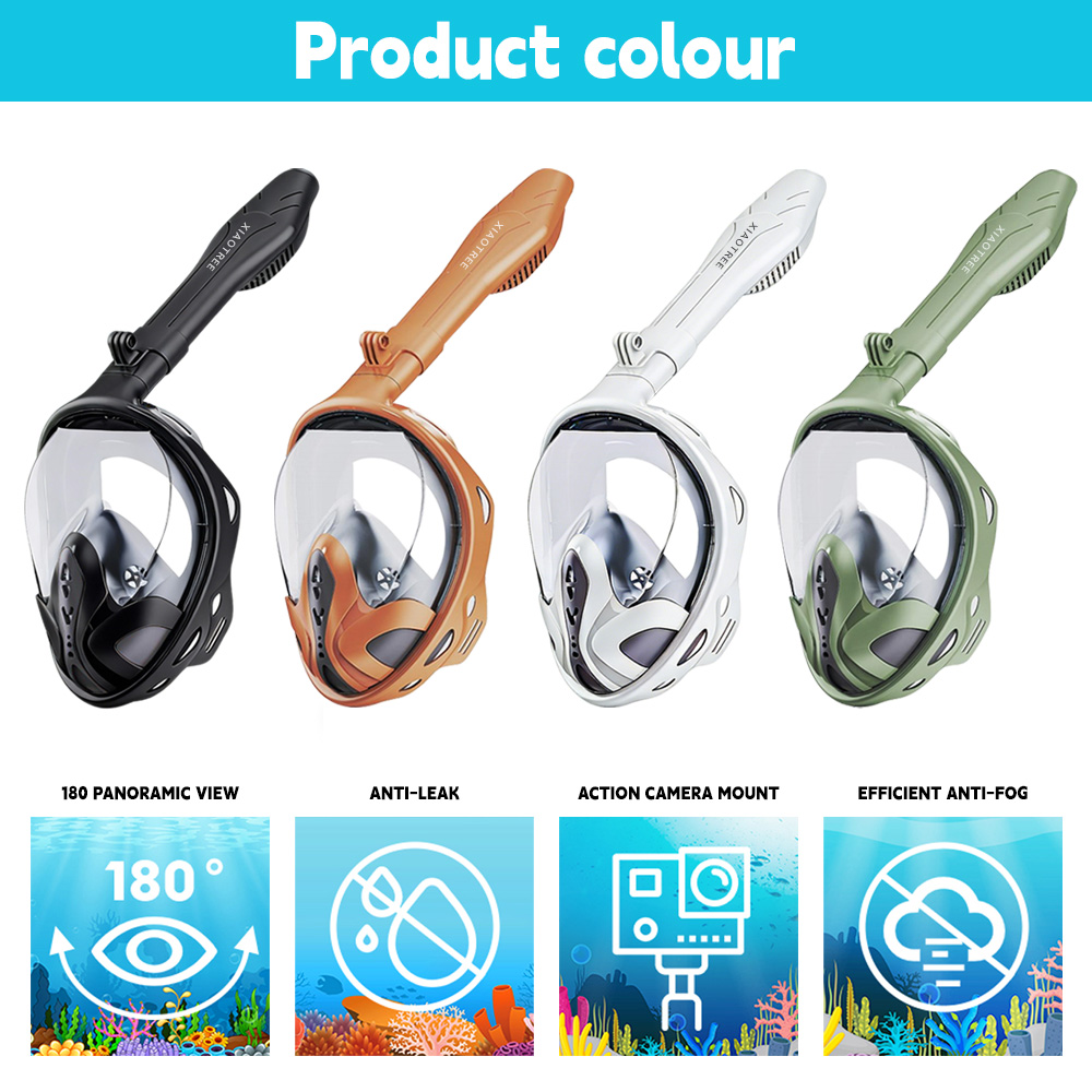 XIAOTREE Full Face Snorkel Mas - Snorkel Mask Full Face recension och pris