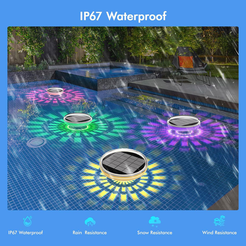Pool Lights,Solar Rechargeable - Pool Light Solar Rechargeable recension och pris