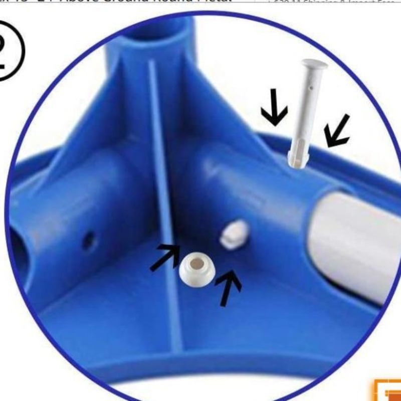 1pc 5.5cm Inflatable Swimming  - Pool Ladder Above Ground recension och pris
